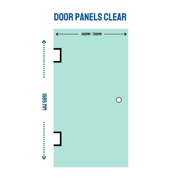 door panels clear