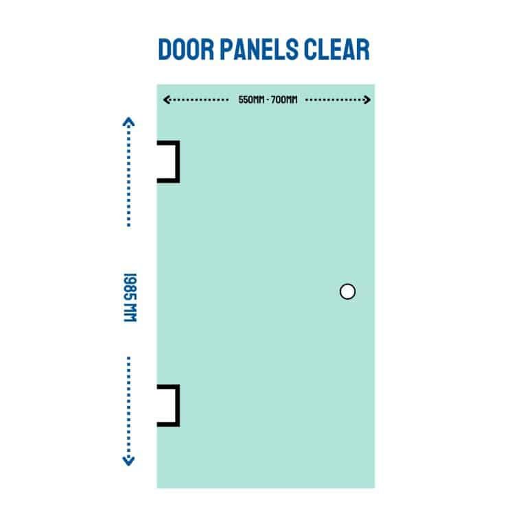 door panels clear