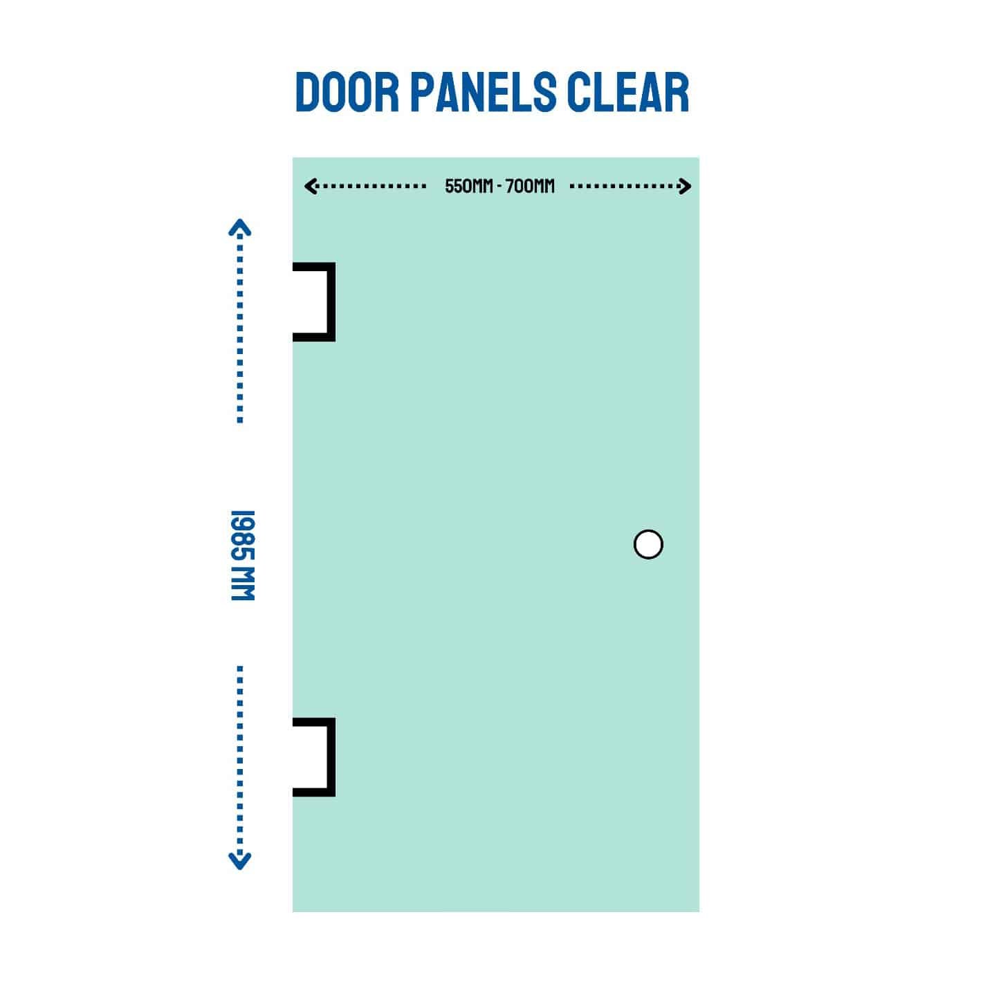 door panels clear