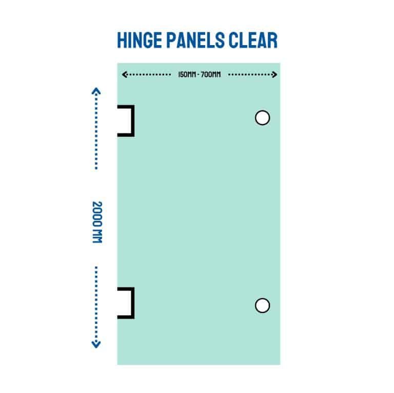 hinge panels clear