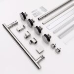 Wall to Wall Triple Panel Sliding Door Shower Screen - Image 4