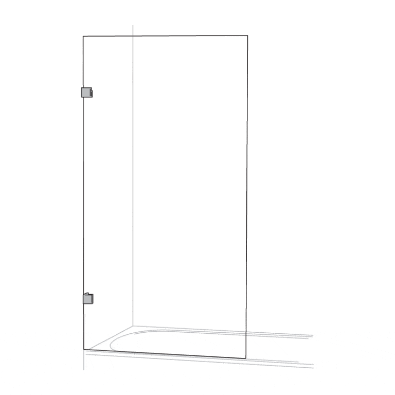 Walk In Fixed Shower Panel Nikel