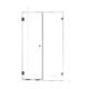 Wall to Wall Shower Screen Gunmetal