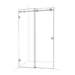 Wall to Wall Sliding Shower Screen